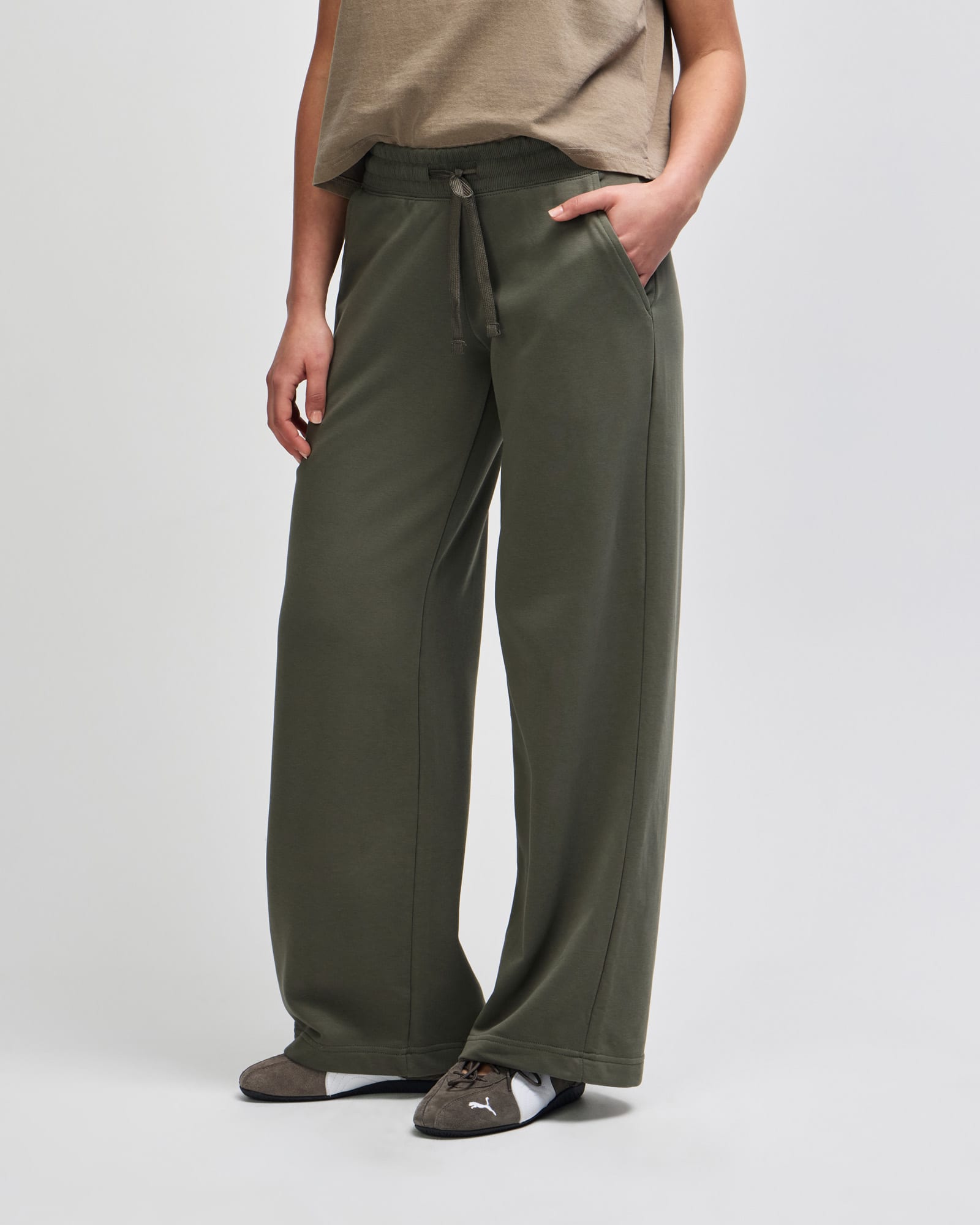 American Apparel French Terry Women's Wide Leg Pants GI-FTP00