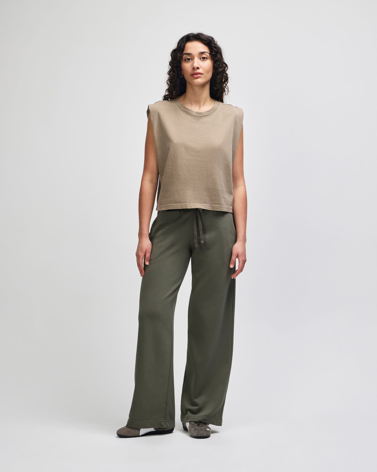 American Apparel French Terry Women's Wide Leg Pants GI-FTP00
