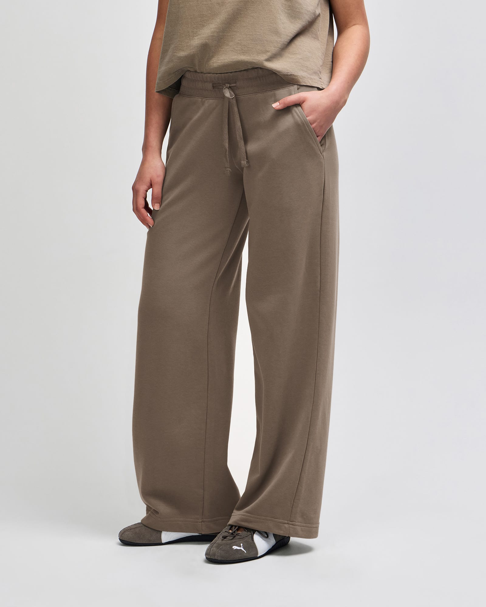American Apparel French Terry Women's Wide Leg Pants GI-FTP00