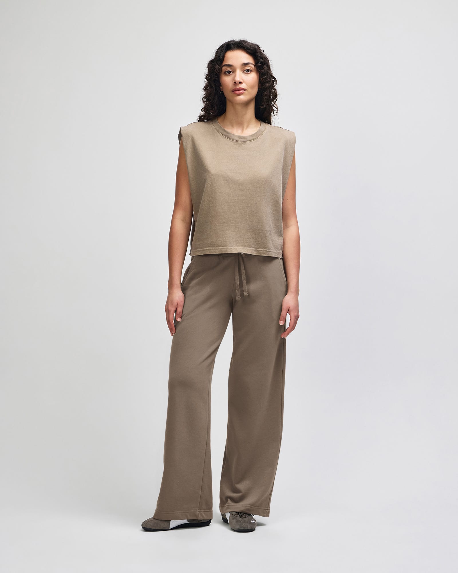 American Apparel French Terry Women's Wide Leg Pants GI-FTP00
