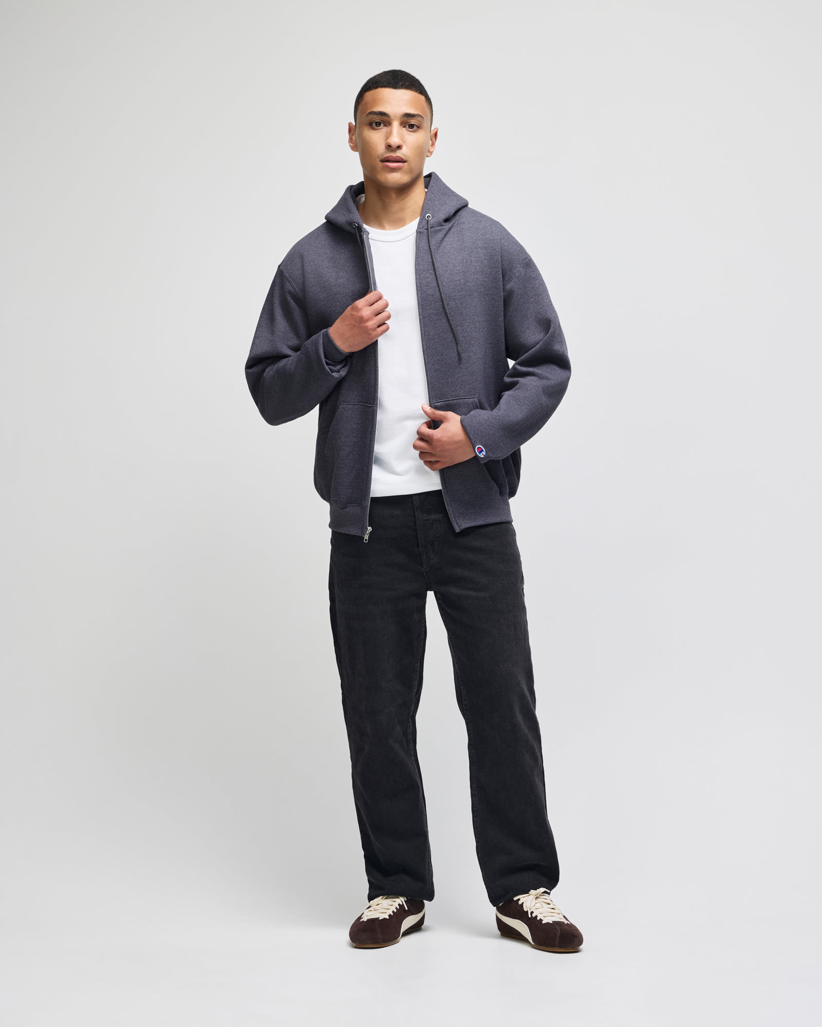 Champion Powerblend® Adult Full-Zip Hooded Sweatshirt GI-S800