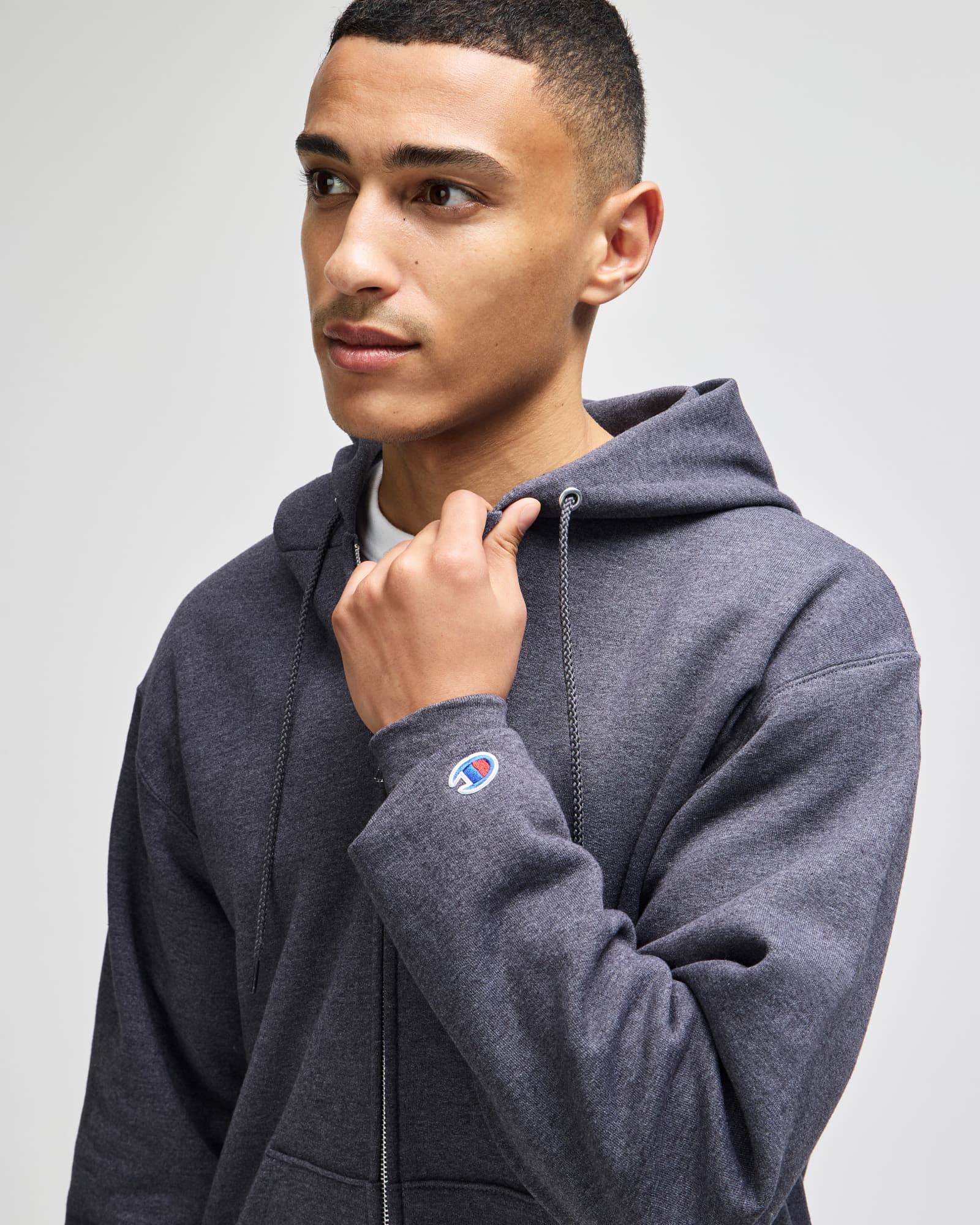 Champion Powerblend® Adult Full-Zip Hooded Sweatshirt GI-S800