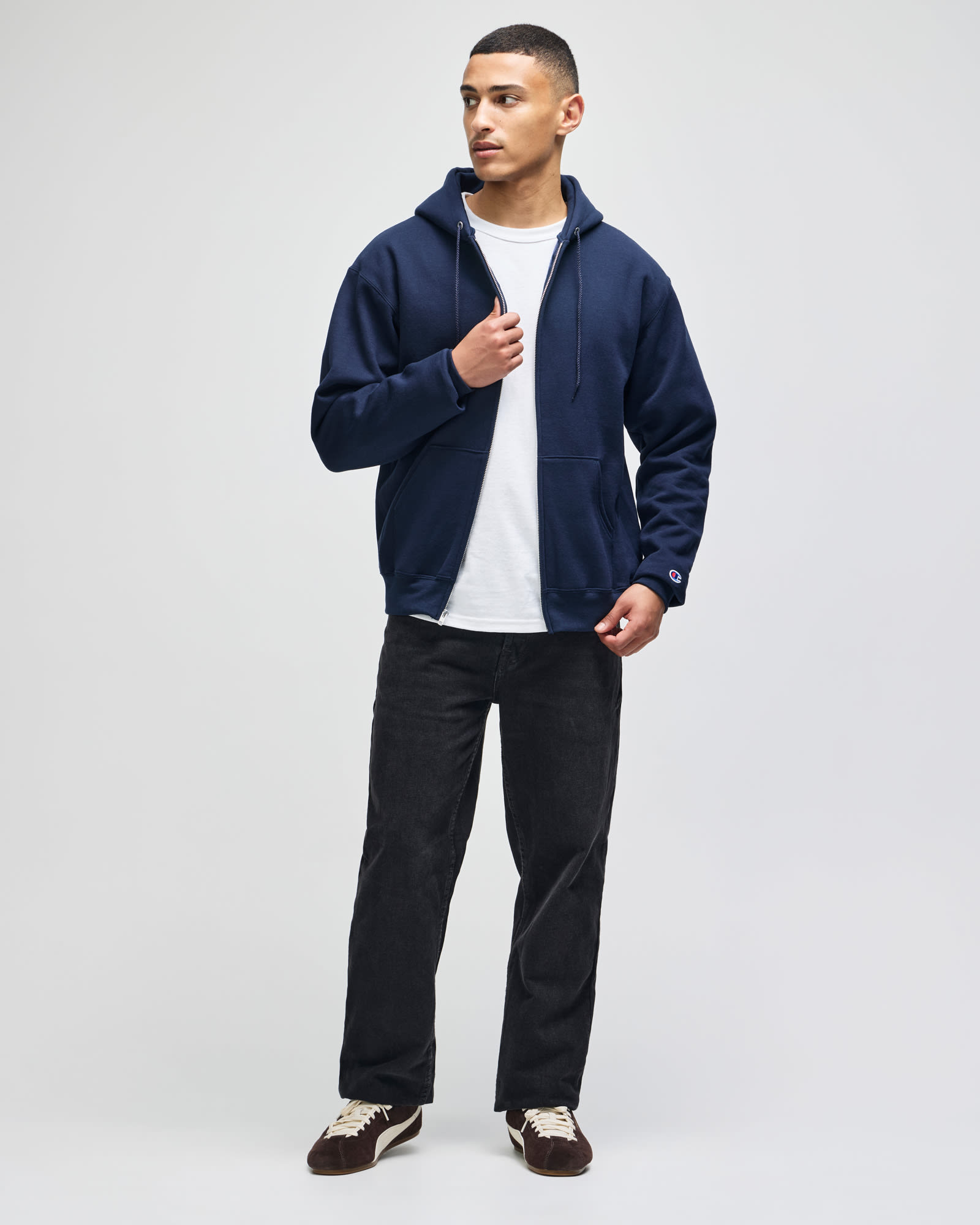 Champion Powerblend® Adult Full-Zip Hooded Sweatshirt GI-S800