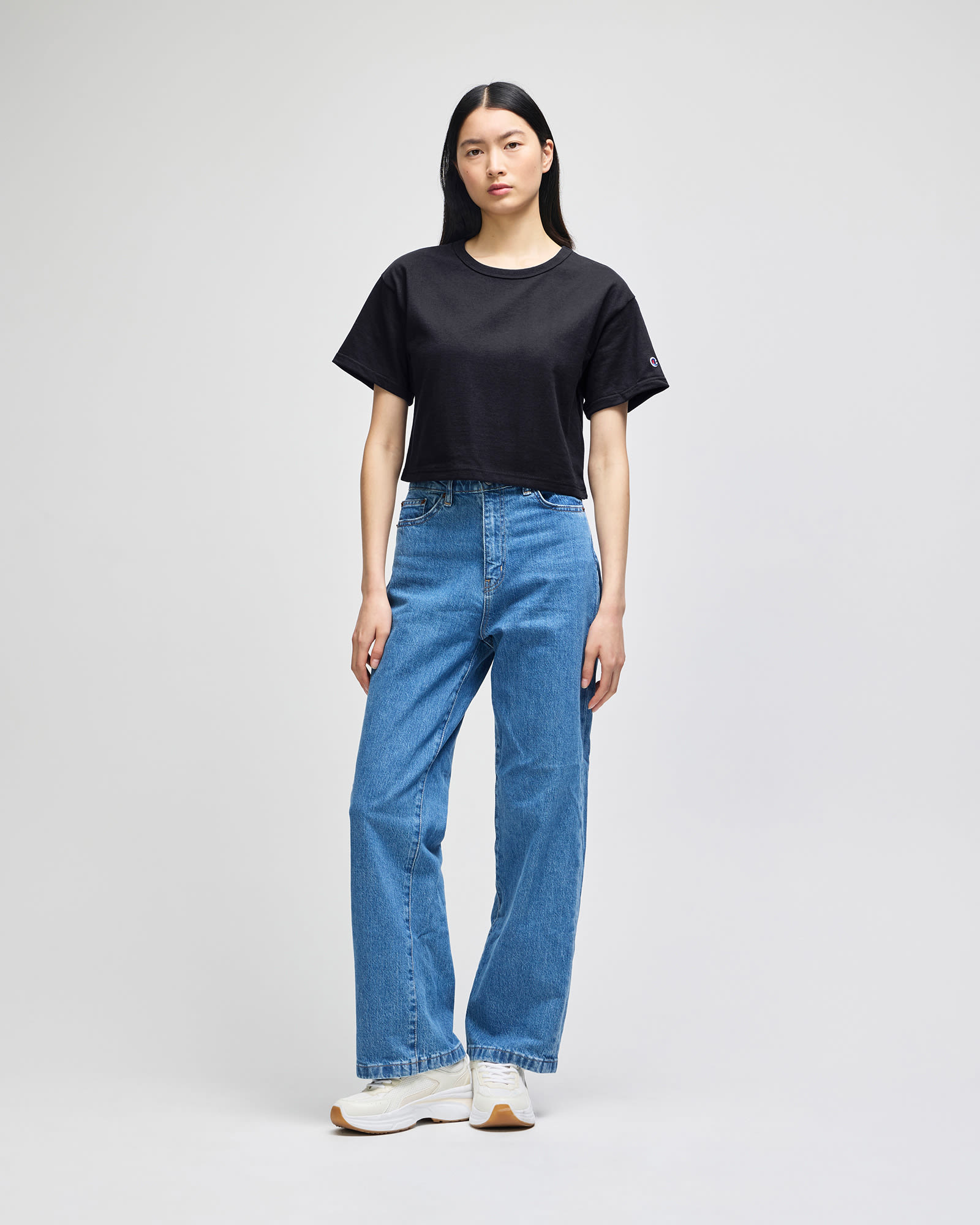 Champion Women's Cropped Short Sleeve Heritage Jersey T-Shirt GI-T453W