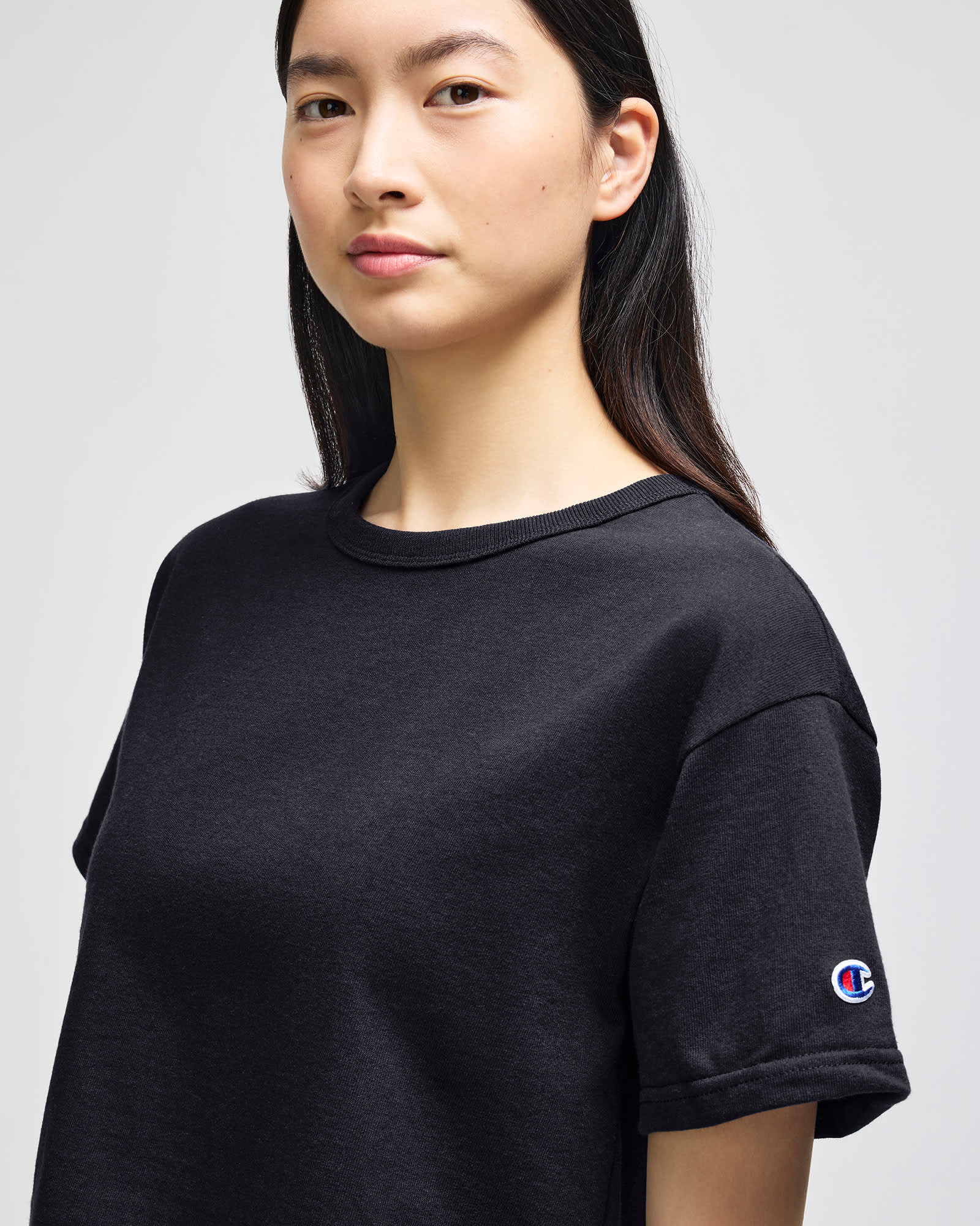 Champion Women's Cropped Short Sleeve Heritage Jersey T-Shirt GI-T453W
