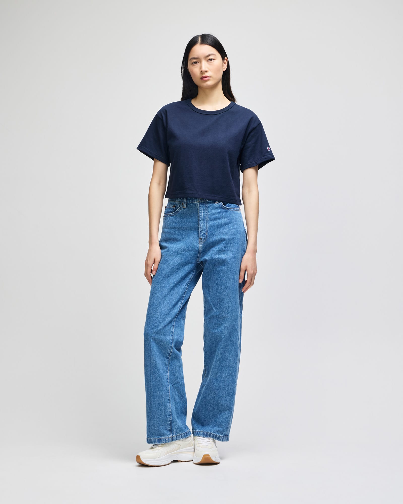 Champion Women's Cropped Short Sleeve Heritage Jersey T-Shirt GI-T453W