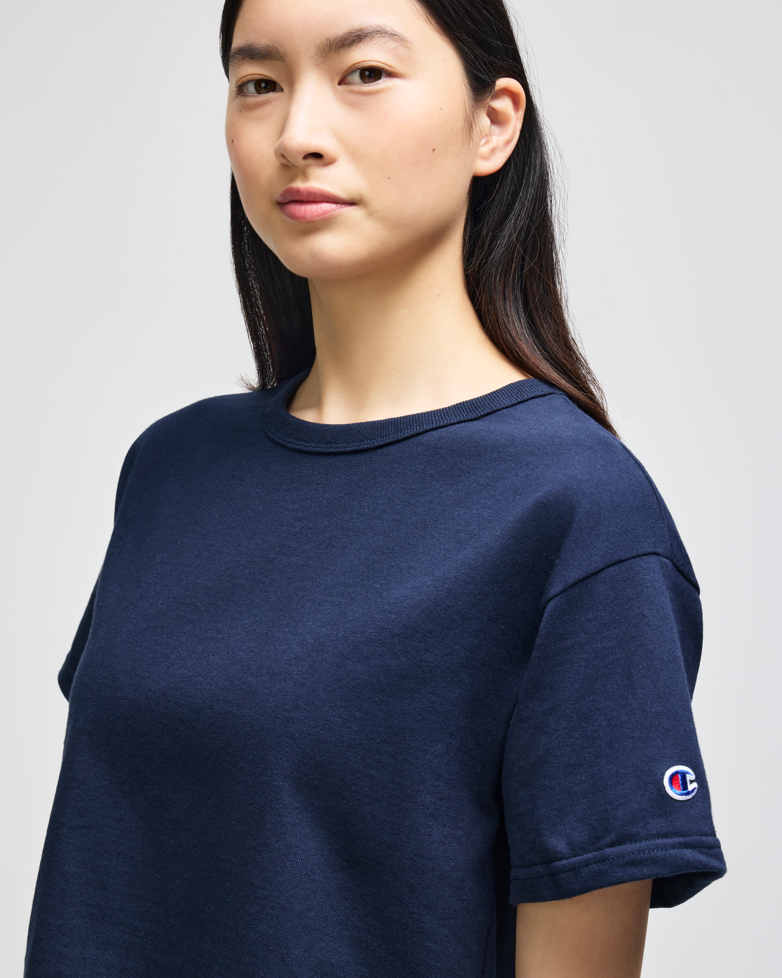 Champion Women's Cropped Short Sleeve Heritage Jersey T-Shirt GI-T453W