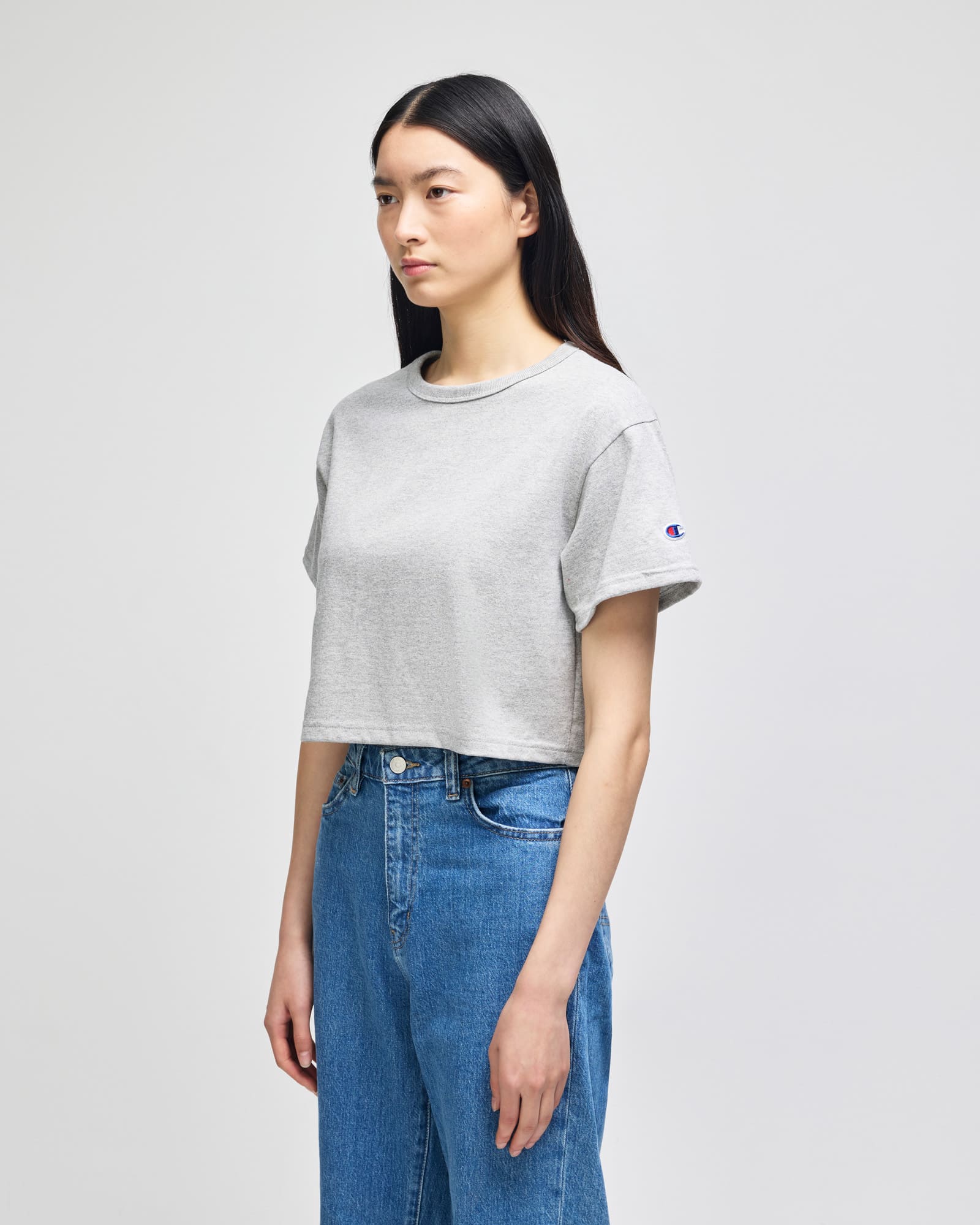 Champion Women's Cropped Short Sleeve Heritage Jersey T-Shirt GI-T453W