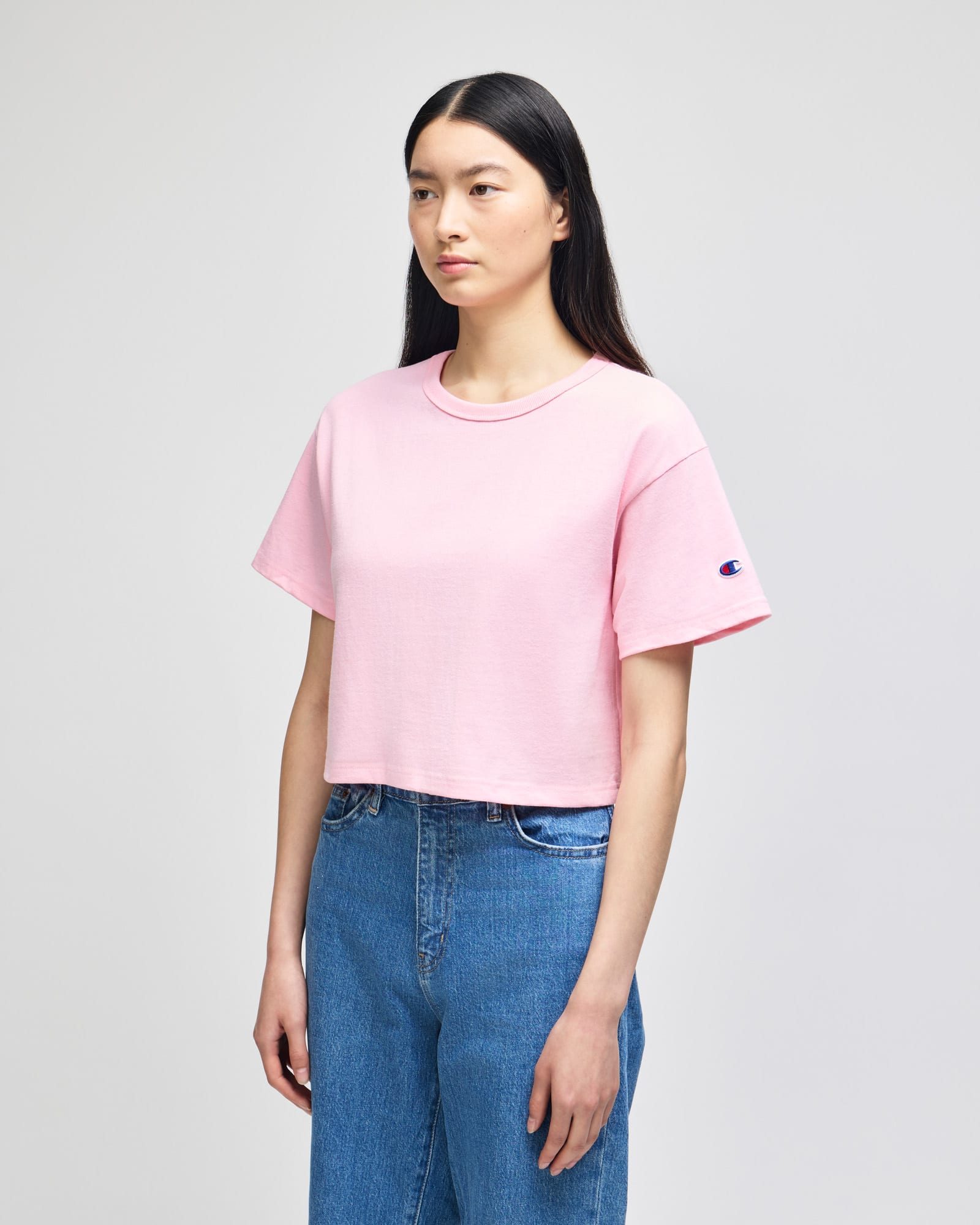 Champion Women's Cropped Short Sleeve Heritage Jersey T-Shirt GI-T453W