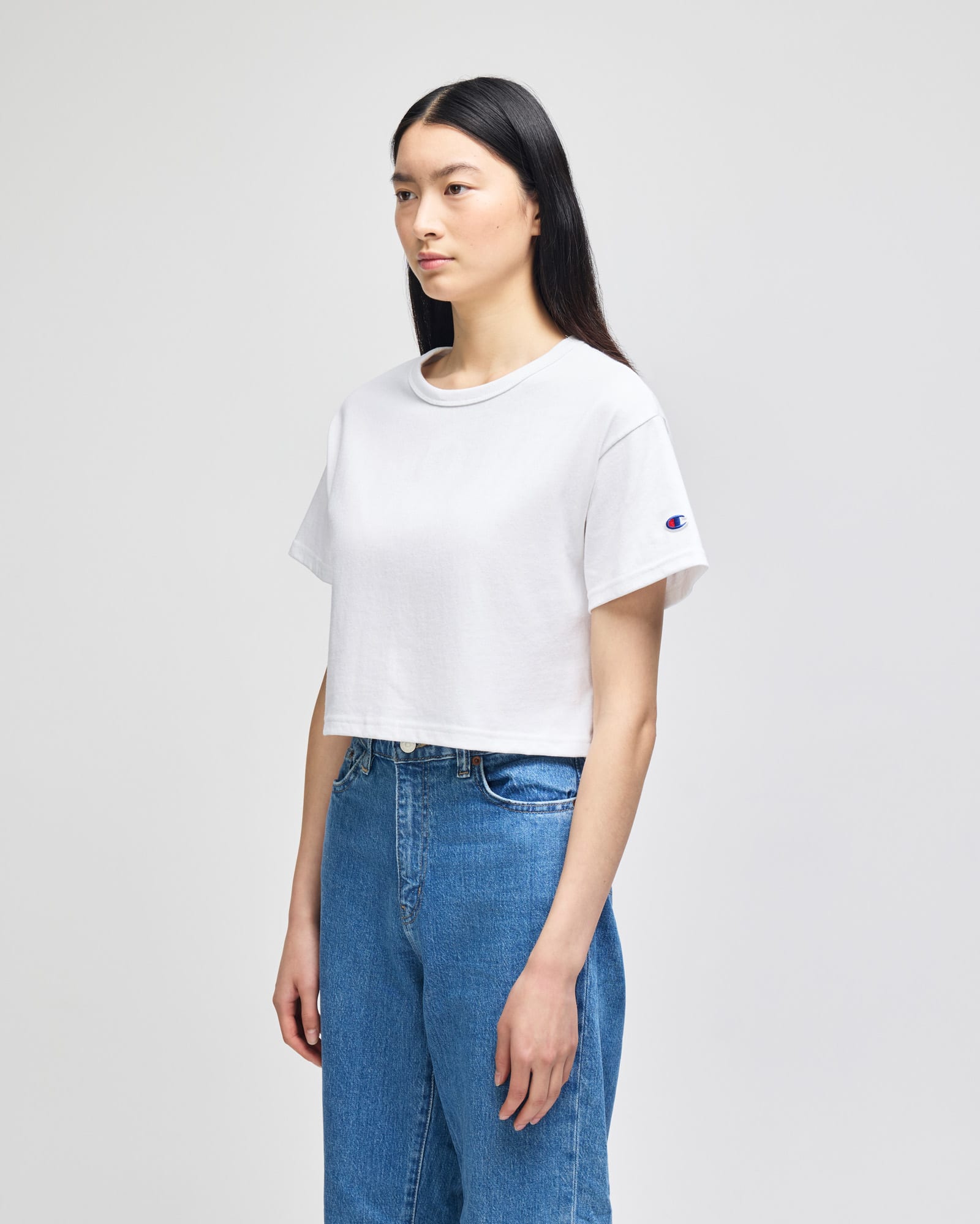 Champion Women's Cropped Short Sleeve Heritage Jersey T-Shirt GI-T453W