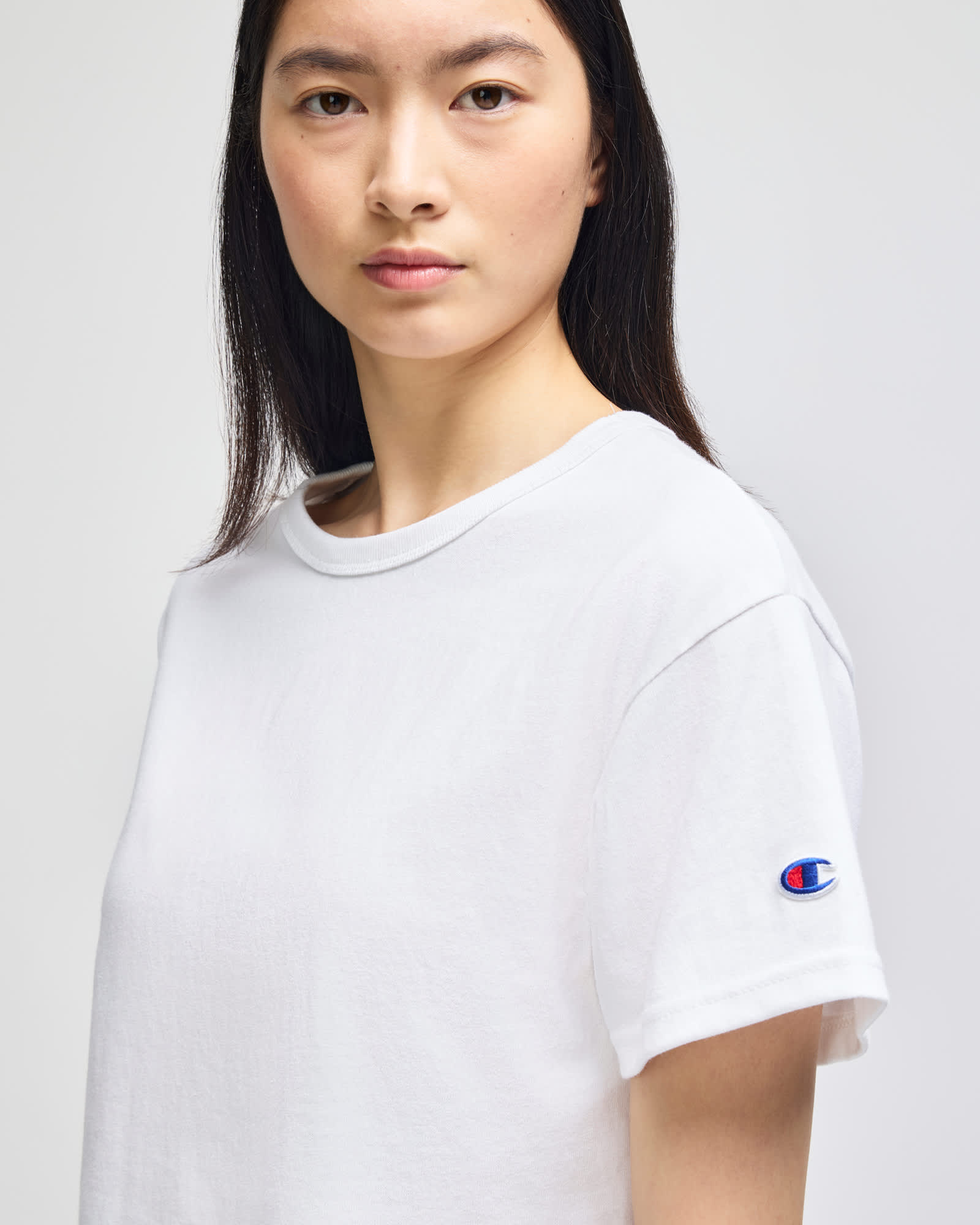 Champion Women's Cropped Short Sleeve Heritage Jersey T-Shirt GI-T453W