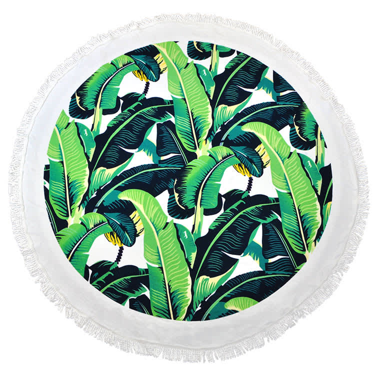 Banana Beach/round towel