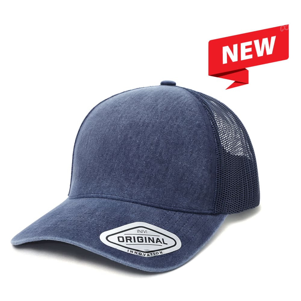 Seamless Front Washed Mesh Cap