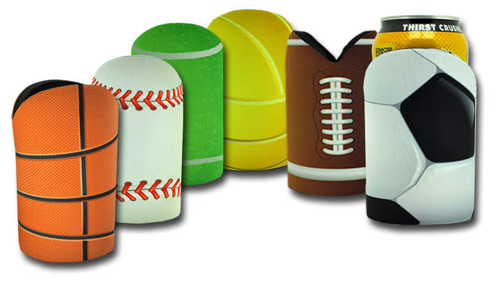 Sublimated Sports Ball Cooler with Base