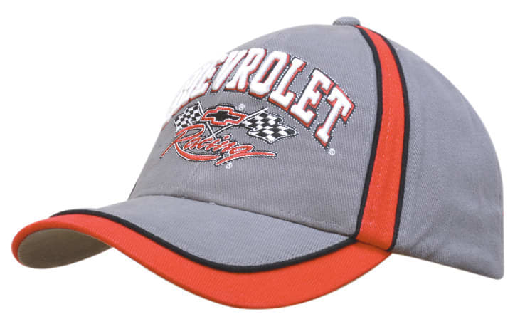 Brushed Heavy Cotton Cap with Piped Peak & Crown Indents