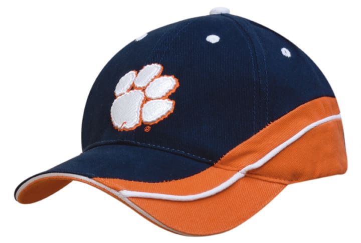 Brushed Heavy Cotton Cap with Sandwich & Inserts to Crown and Peak