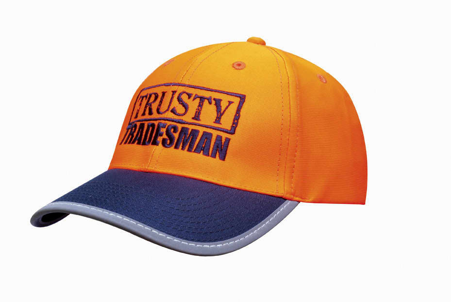 Luminescent Safety Cap with Reflective Trim 3021
