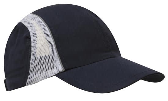 Micro Fibre & Mesh Sports Cap with Reflective Trim H3814 | 