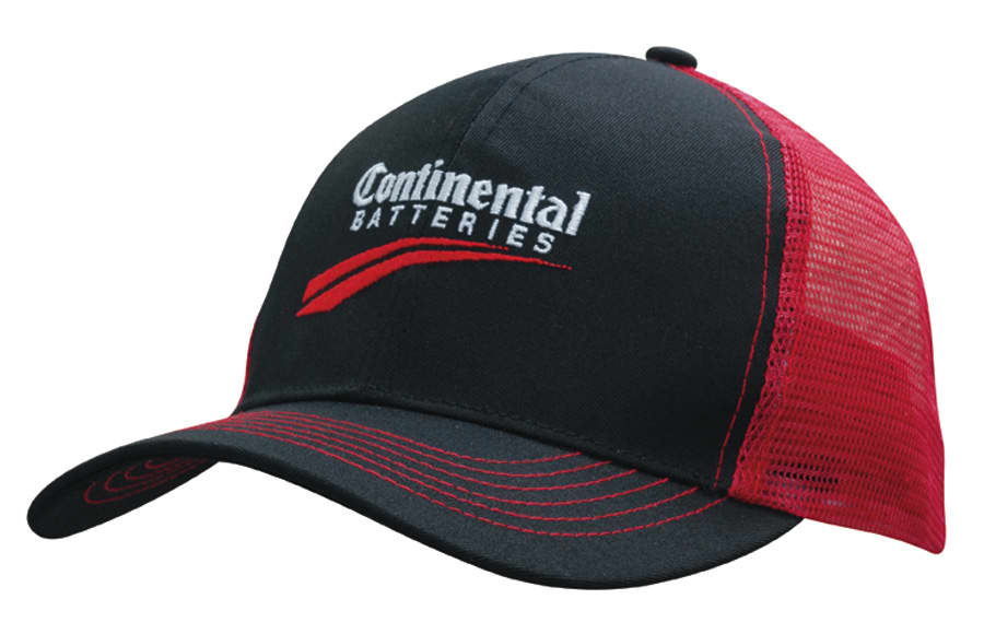 Breathable Poly Twill with Mesh Back 3819