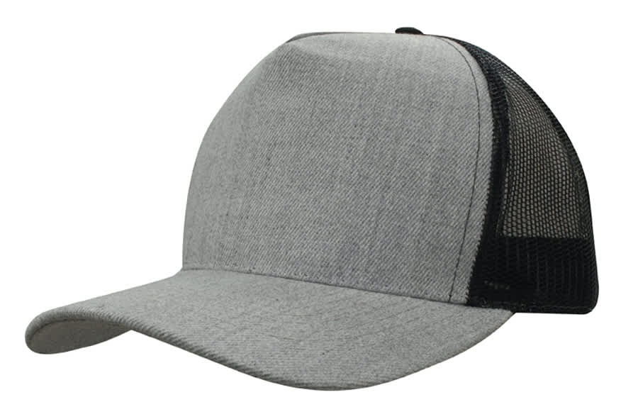 Grey Marle American Twill with Mesh Back H3821 | 