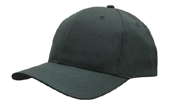 Recycled Breathable Poly Twill Cap HE-3980 A dark green breathable cap made of recycled poly twill, featuring a simple design and a logo.
