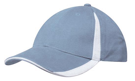 Brushed Heavy Cotton Cap with Inserts on the Peak & Crown H4014 | 