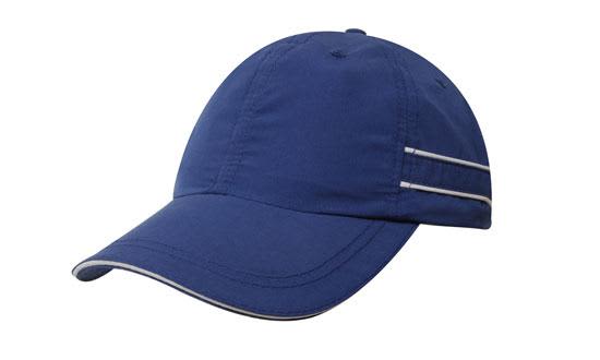 Microfibre Sports Cap with Piping and Sandwich H4077 | 