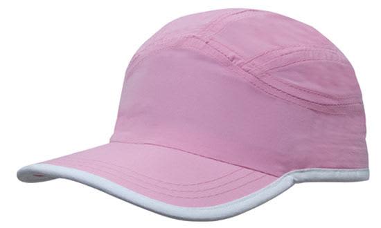 Microfibre Sports Cap with Trim on Edge of Crown & Peak H4094 | 