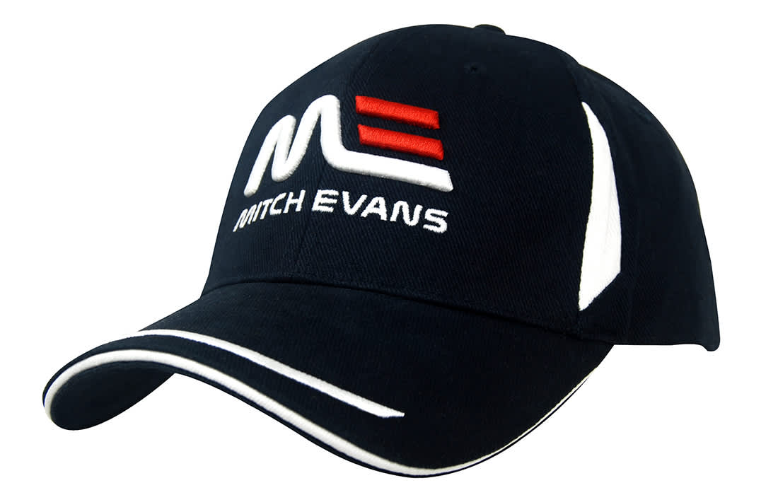Brushed Heavy Cotton with Crown Inserts, Peak Trim & Sandwich promotional product