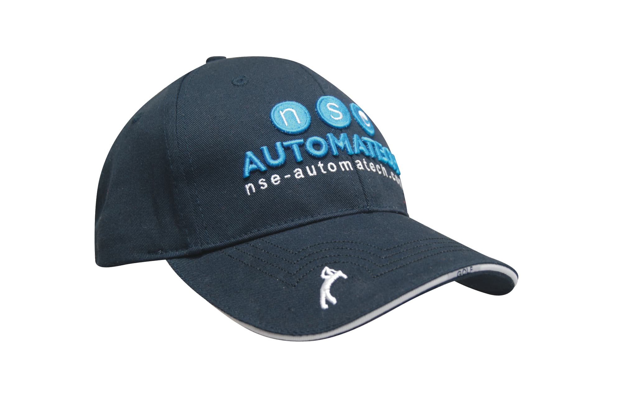 Chino Twill Golf Cap with Peak Embroidery 4118