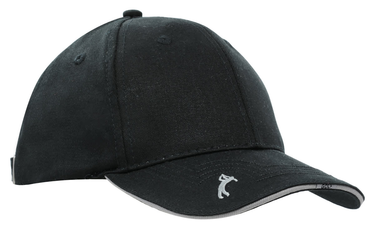 Chino Twill Golf Cap with Peak Embroidery H4118 | 