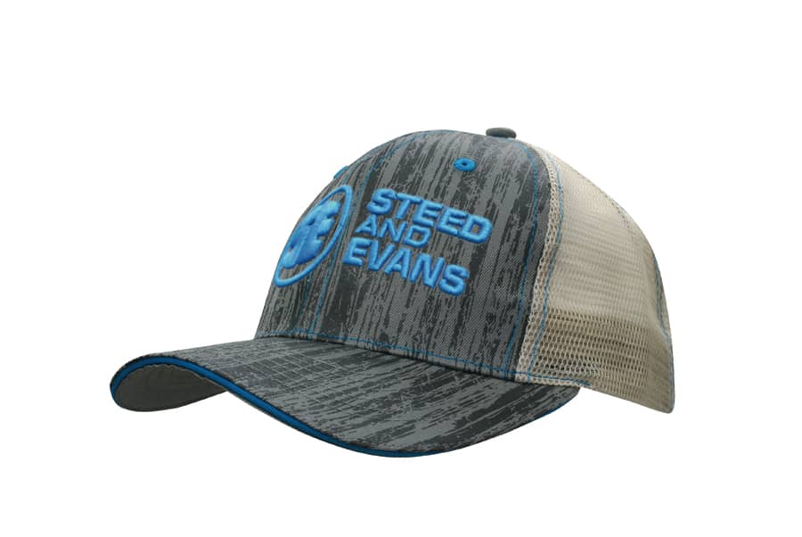 Wood Printed with Mesh Back 4143