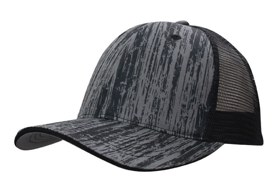 Wood Printed with Mesh Back H4144 | 