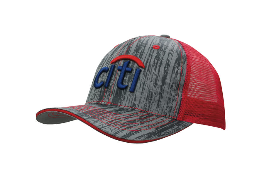 Wood Printed with Mesh Back 4144