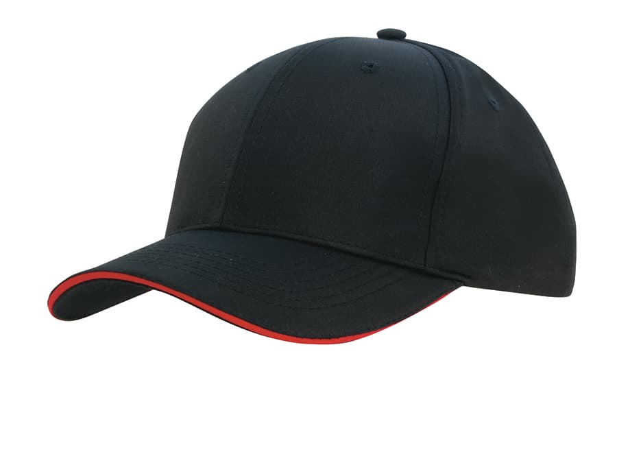 Sports Ripstop Cap with Sandwich Trim H4149 | 