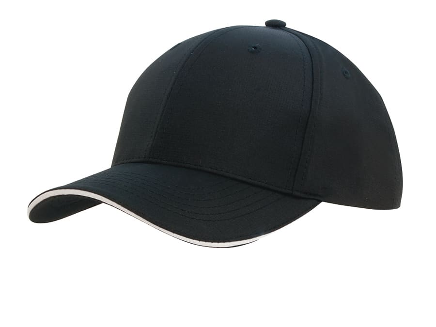 Sports Ripstop Cap with Sandwich Trim H4149 | 