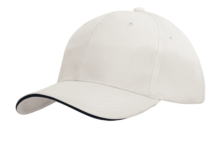 Sports Ripstop Cap with Sandwich Trim H4149 | 