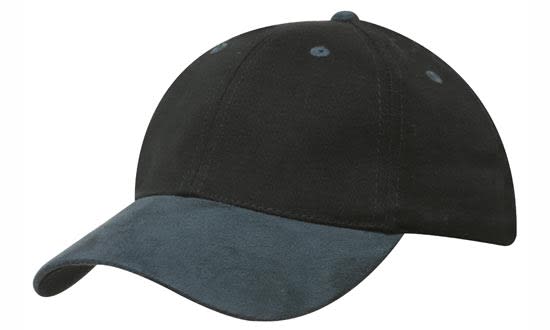 Brushed Heavy Cotton Cap with Suede Peak H4200 | 