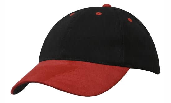 Brushed Heavy Cotton Cap with Suede Peak H4200 | 