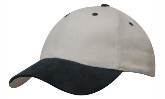 Brushed Heavy Cotton Cap with Suede Peak H4200 | 