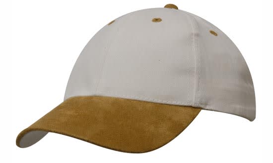 Brushed Heavy Cotton Cap with Suede Peak H4200 | 