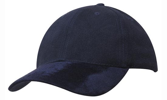 Brushed Heavy Cotton Cap with Suede Peak H4200 | 