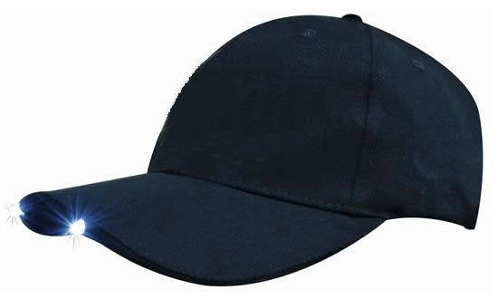 Brushed Heavy Cotton Cap with Led Lights in Peak H4202 | 