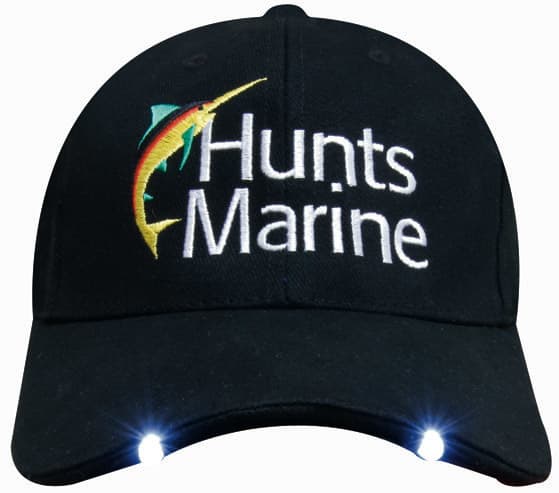 Brushed Heavy Cotton Cap with Led Lights in Peak H4202