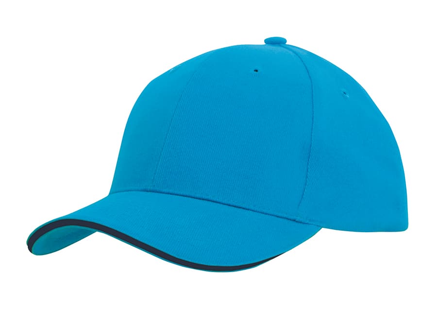 Brushed Heavy Cotton Cap with Sandwich Trim H4210 | 