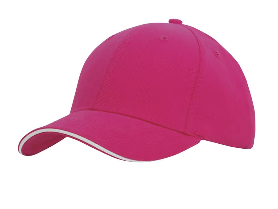 Brushed Heavy Cotton Cap with Sandwich Trim H4210 | 