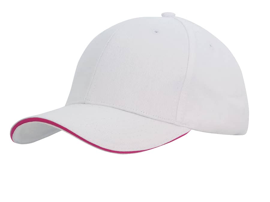 Brushed Heavy Cotton Cap with Sandwich Trim H4210 | 