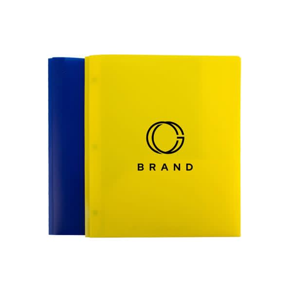 Plastic Pocket Folder With 3 Hole