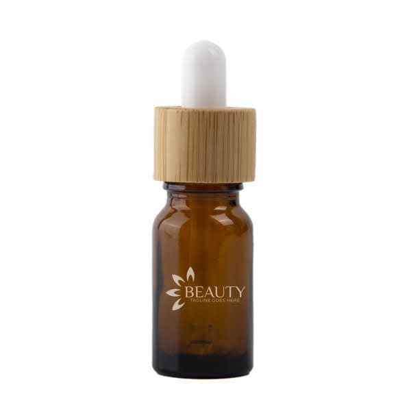 15ml Glass Dropper Bottle With Bamboo lid