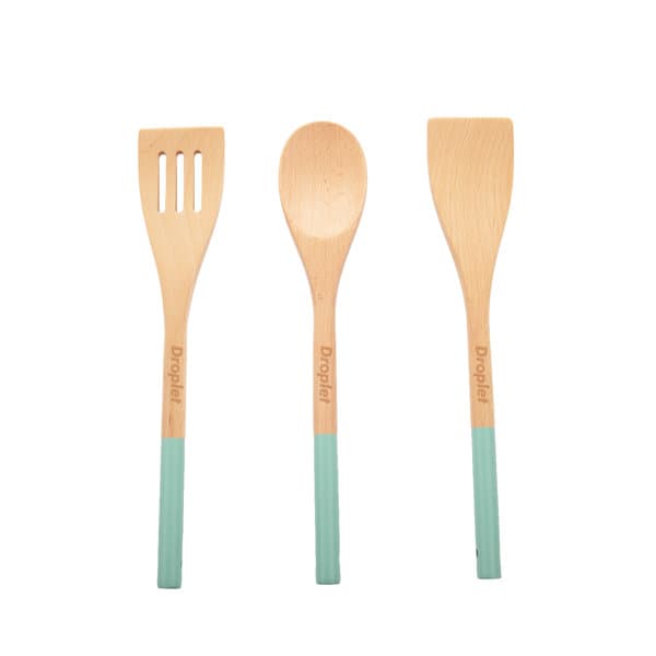 3 Pcs Wooden Cooking Utensil Set
